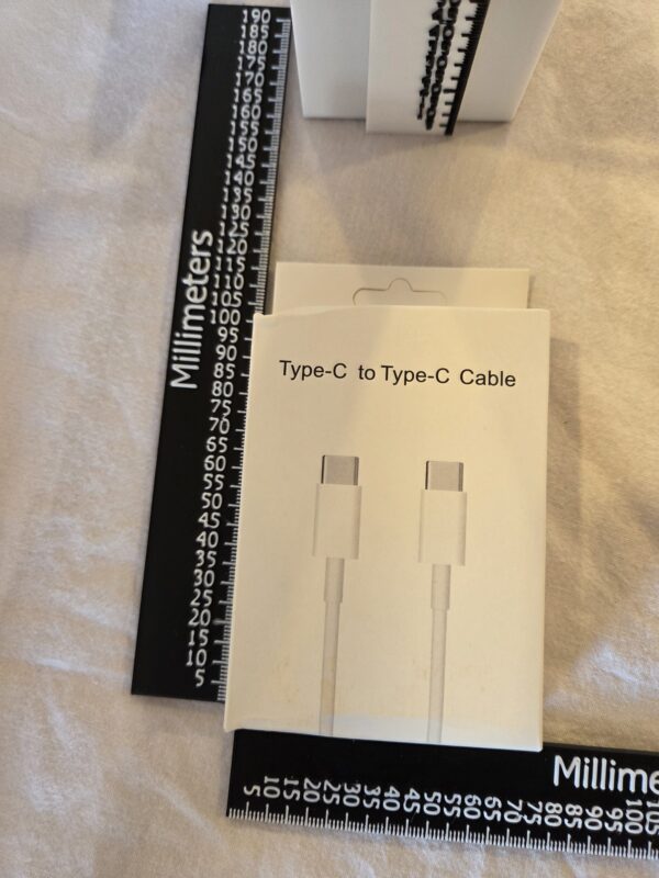 USB-C í USB-C hleðslusnúrur 1,2 m - Image 3