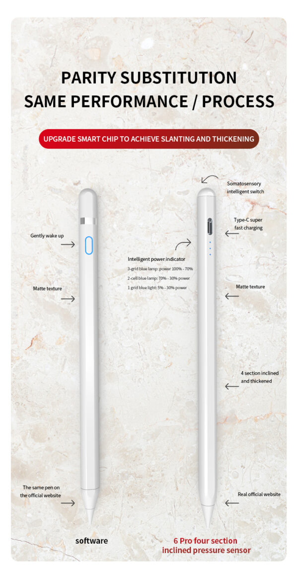 Capacitive Stylus for Apple iPad 2018 or newer - Image 13