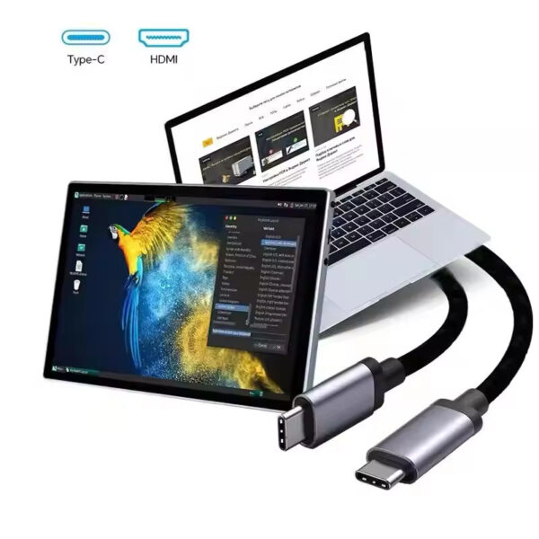 10,1 tommu IPS-snertiskjár með HDMI- og USB-C-tengjum - Image 20