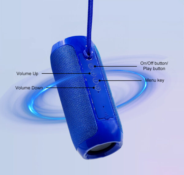 Hágæða ferðahátalari fyrir útinotkun, vatnsheldur með Bluetooth - Image 17