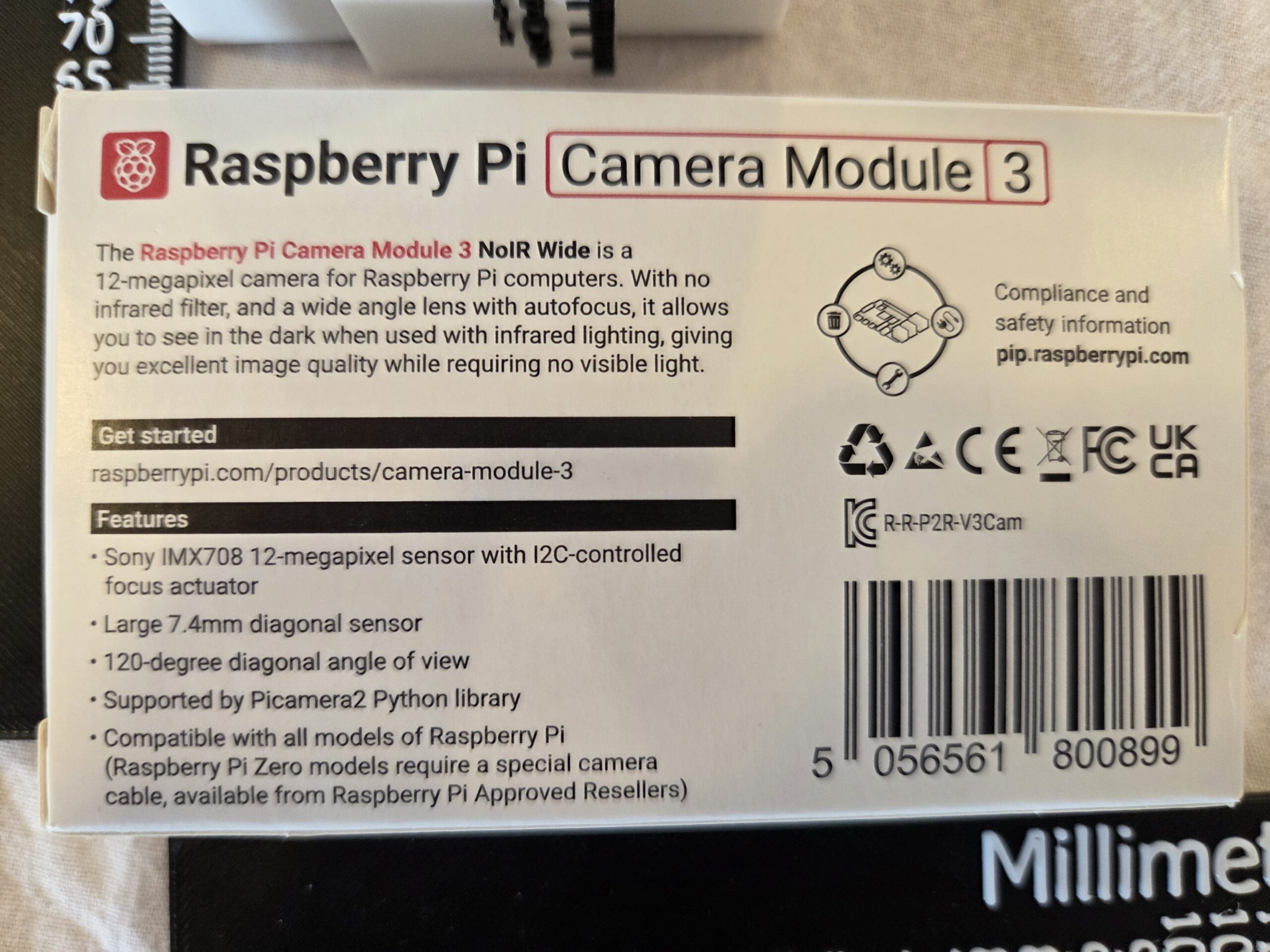 Raspberry Pi Camera Module 3 - 12MP Sony IMX708 Sensor - Image 7
