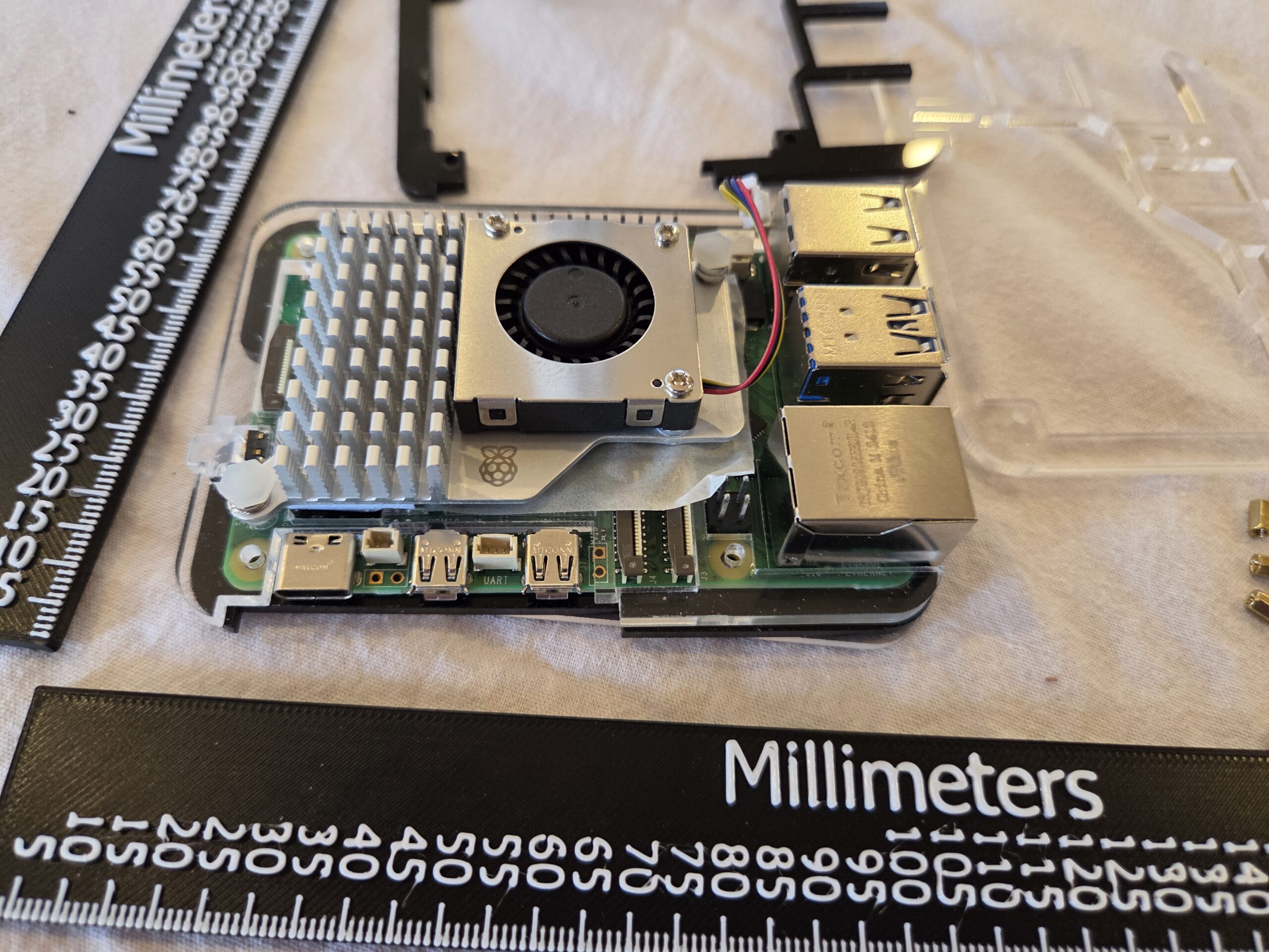 Transparent Acrylic Case for Raspberry Pi 5 — Clear Snap-Fit - Image 13
