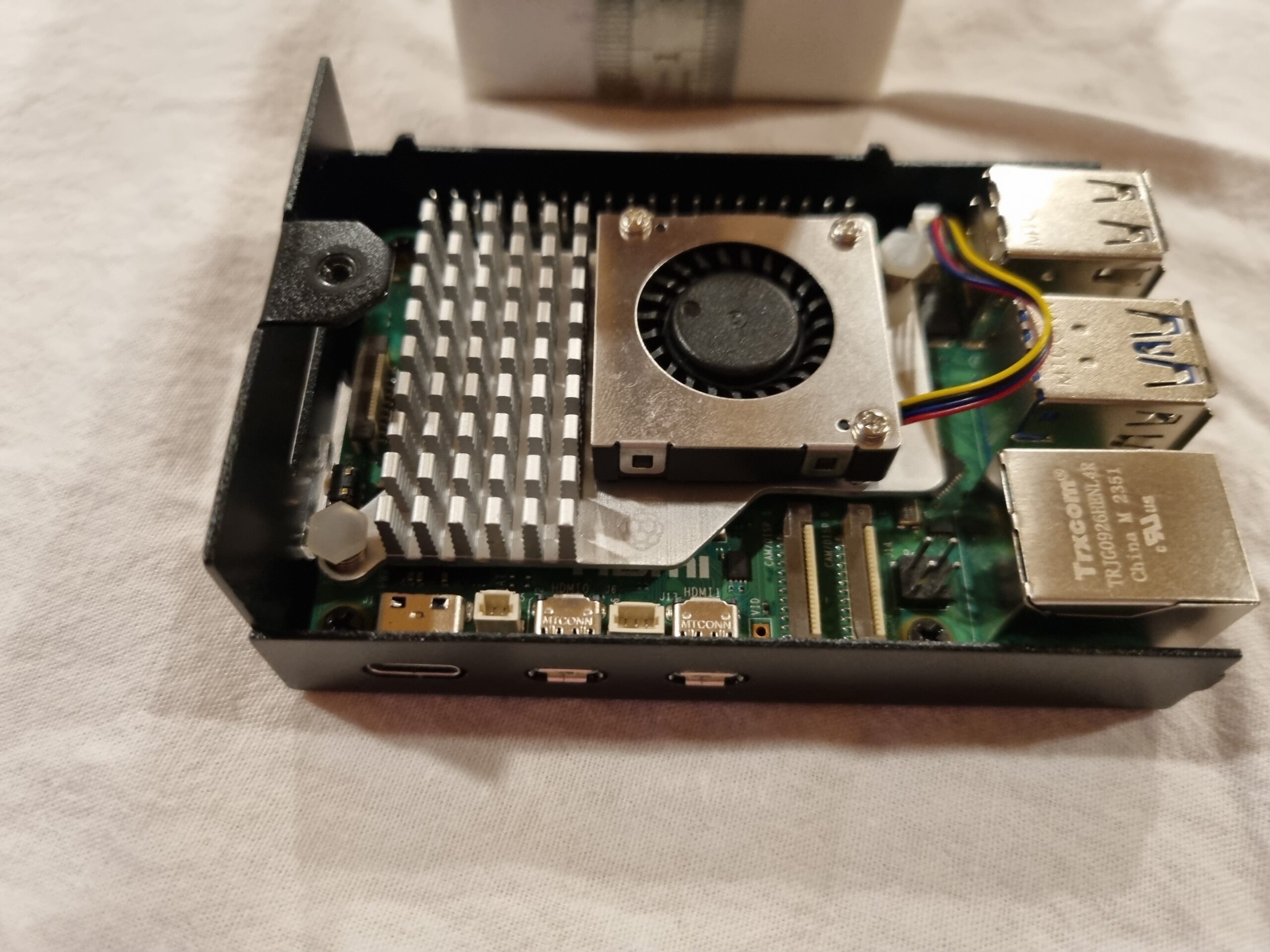 Raspberry Pi 5 Aluminum Alloy Case with Passive Cooling. Case only - Image 7
