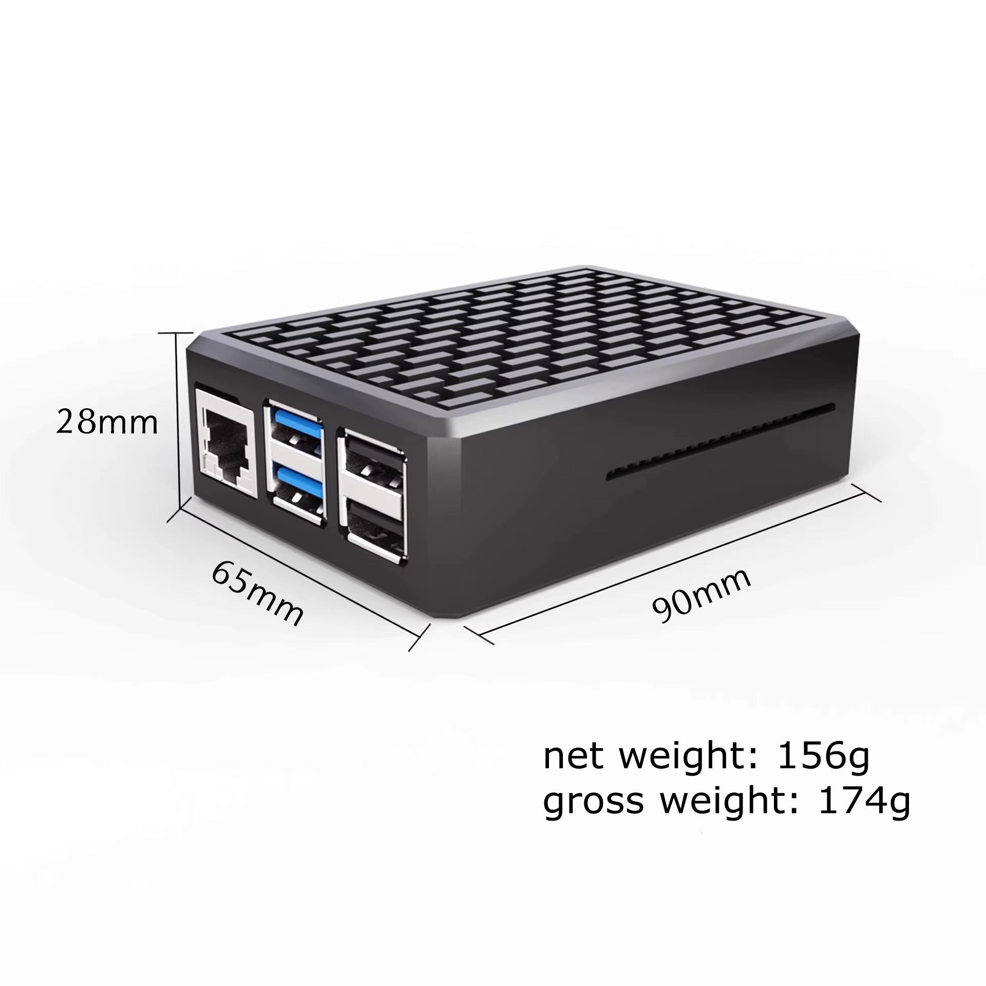 Raspberry Pi 5 Aluminum Passive Case with Built-In Heatsink - Image 5