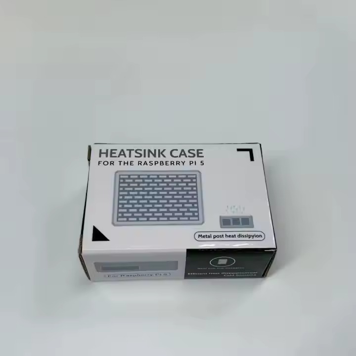 Raspberry Pi 5 Aluminum Passive Case with Built-In Heatsink - Image 2