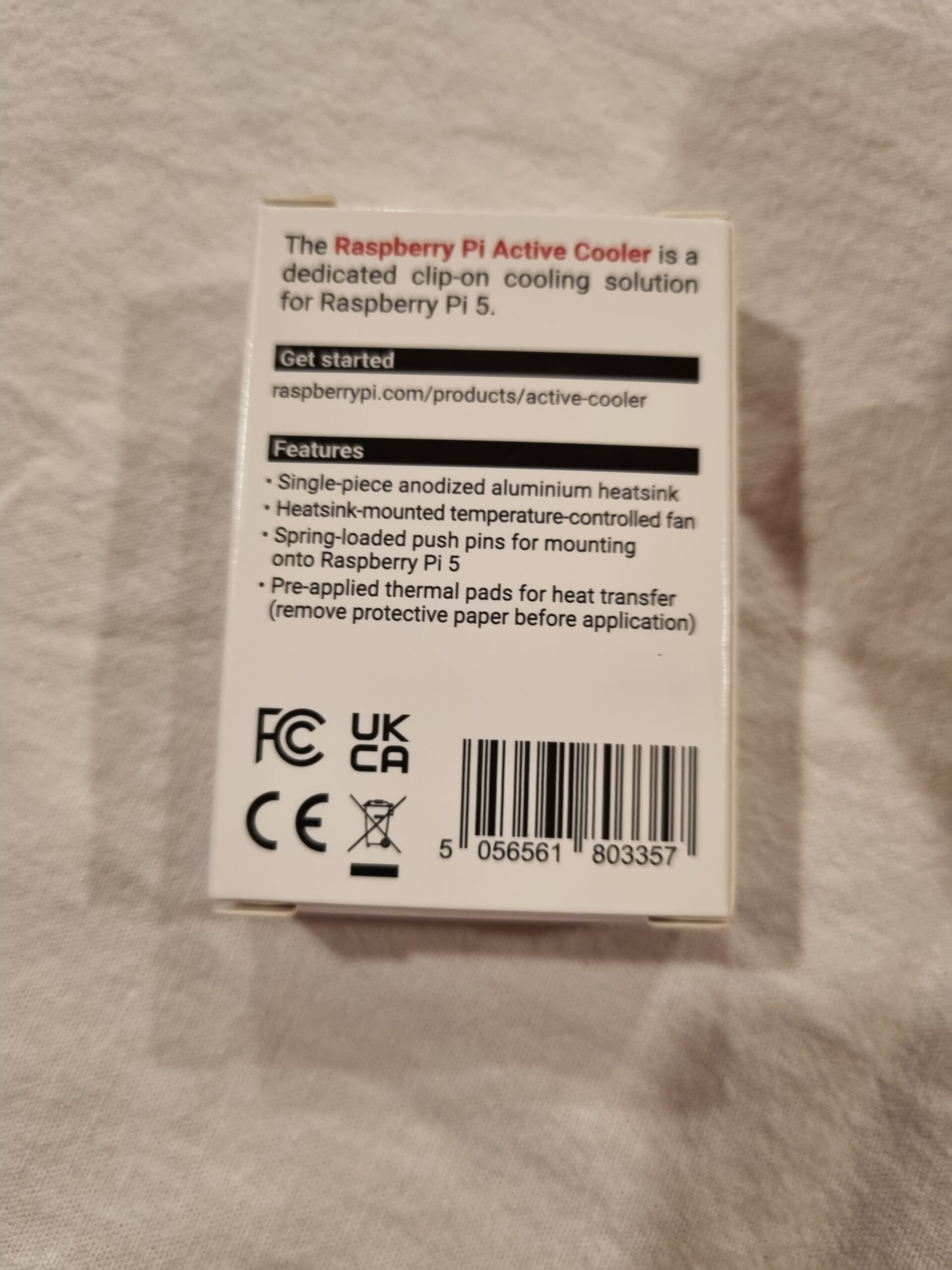 Opinber virkur kælir fyrir Raspberry Pi