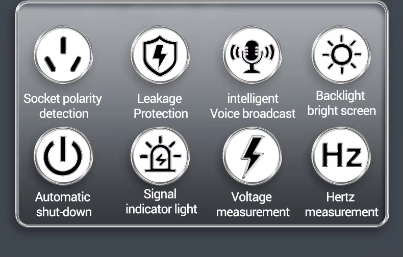 ANENG AC10+ Stafrænn Fjölmælir og Innstungumælir