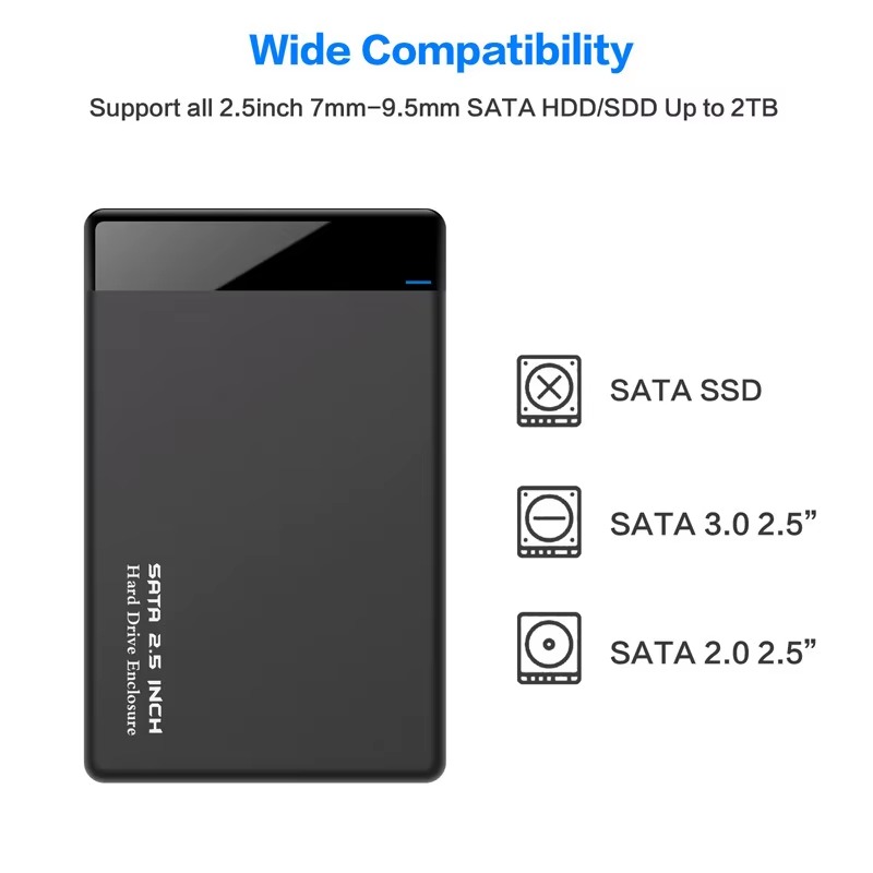 USB 3.0 External Enclosure for 2.5-Inch SATA HDD and SSD - Image 3