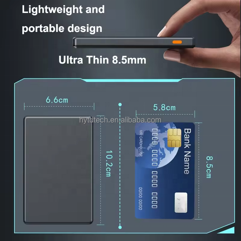 Segulmagnaðir þráðlaus kraftur banki