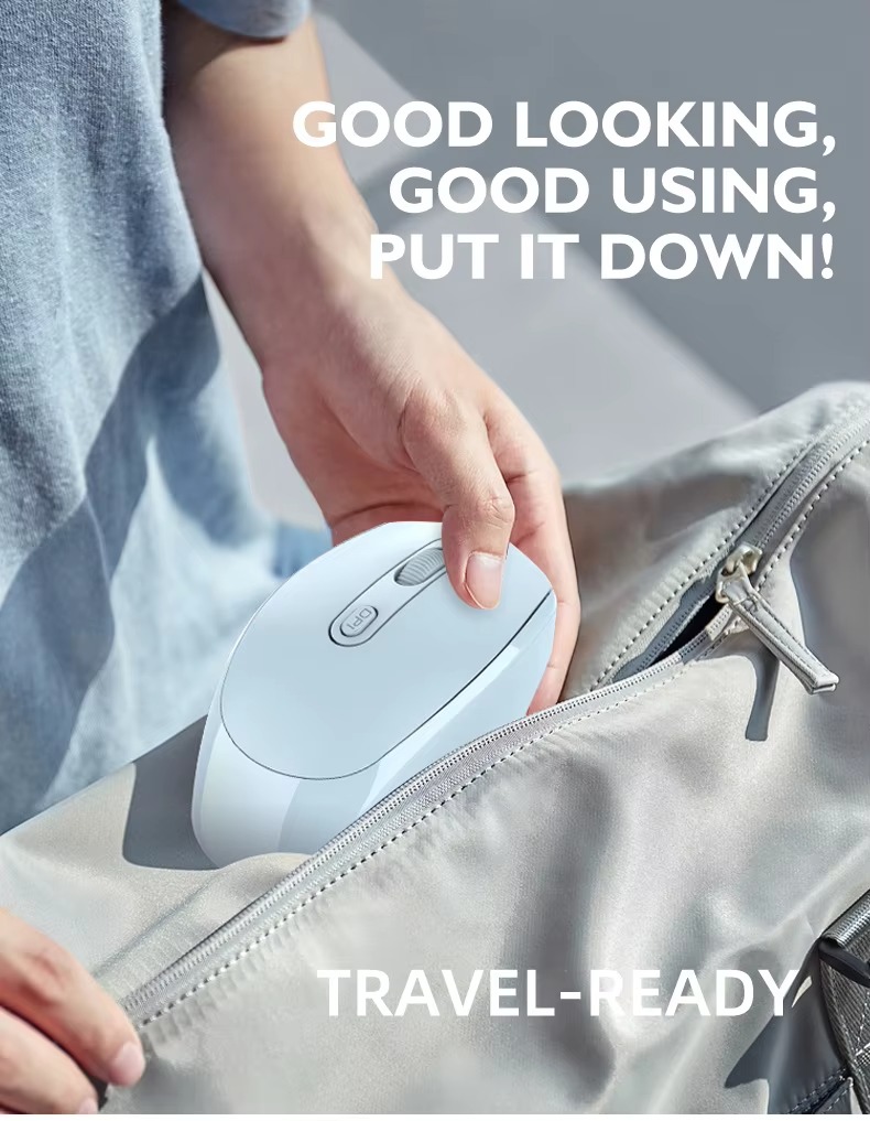 Færanleg ofurþunn tvískipt endurhlaðanleg mús - Image 3