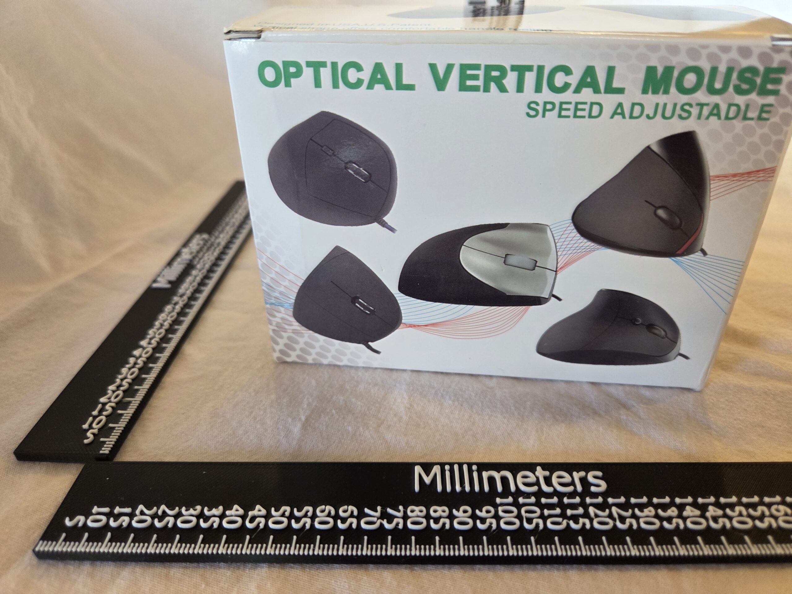 Vistvæn lóðrétt þráðlaus mús