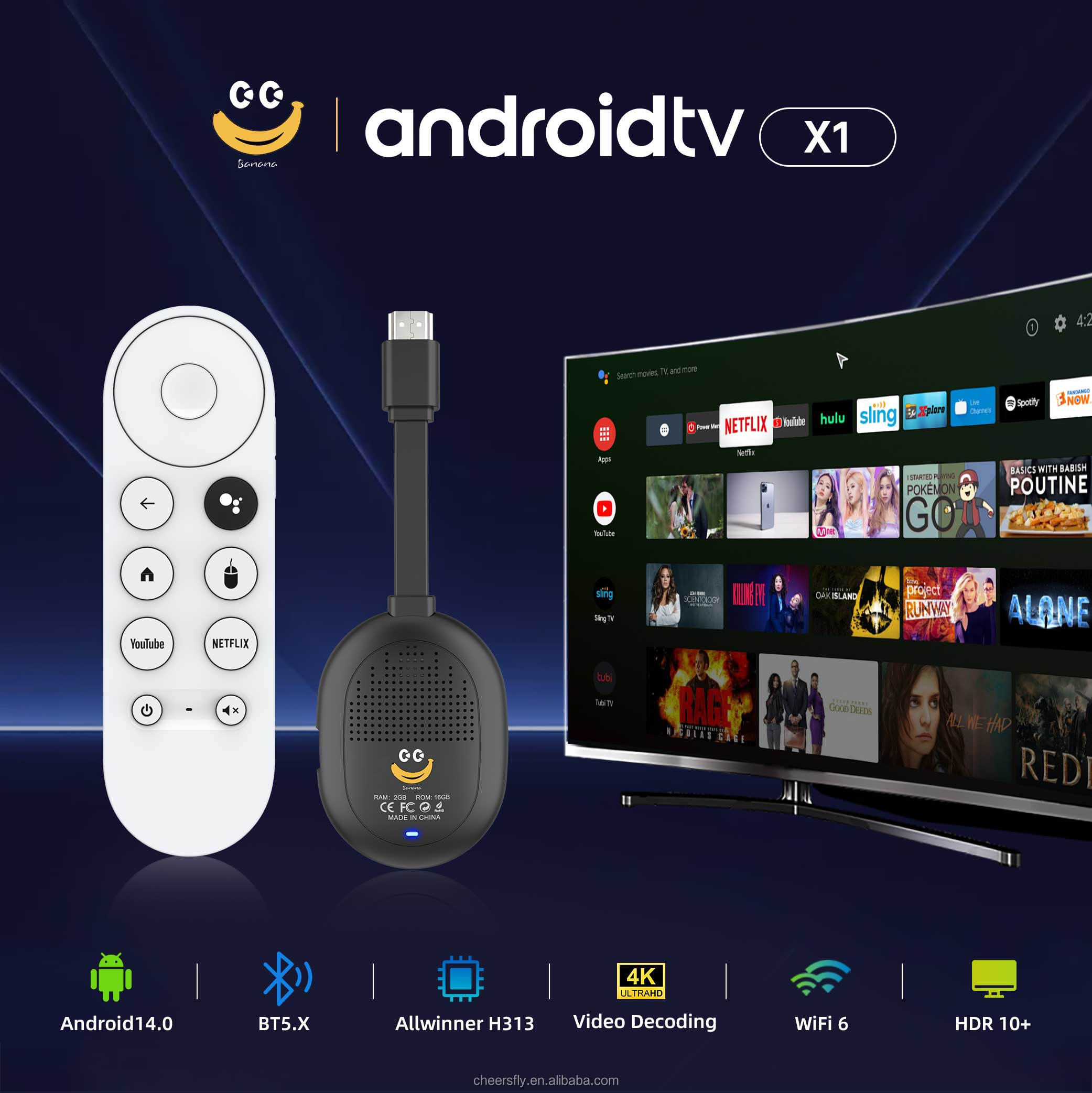 IP-TV Banani X1 Android TV stafur - Image 2