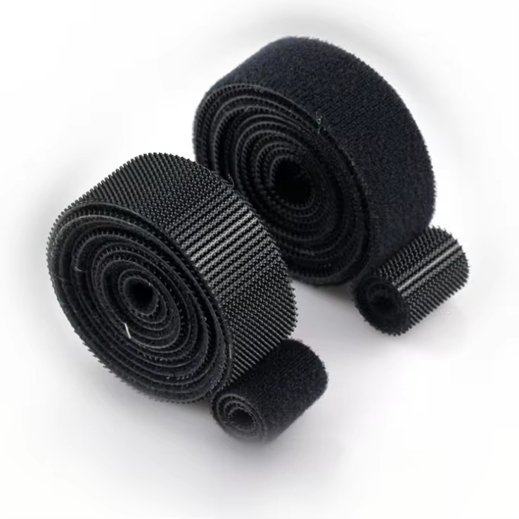 6-Inch Reusable Hook and Loop Cable Ties, 100-Pack, Black - Image 8