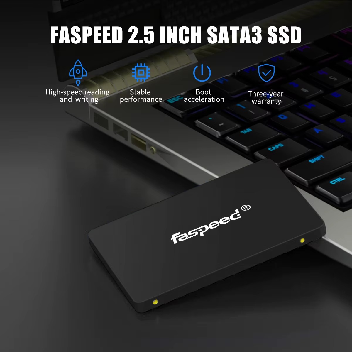 FastSpeed SATA3 2.5-Inch Internal SSD for Laptop & Desktop - Image 6