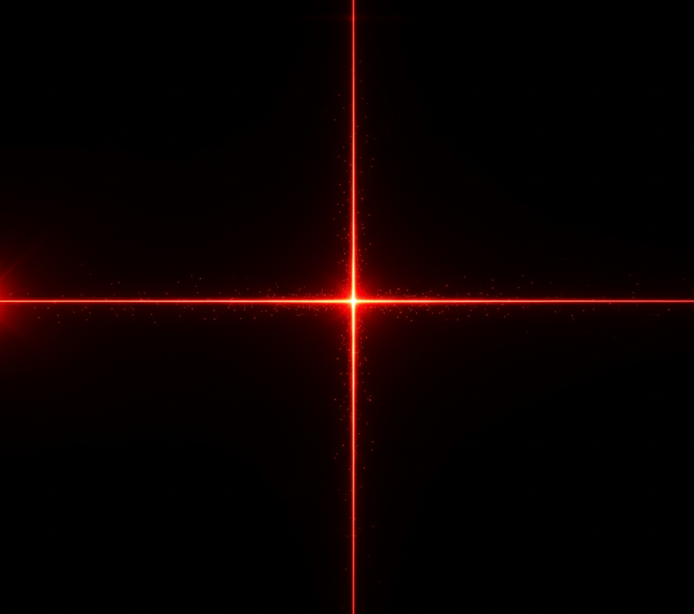 crosshair pattern head for red laser pointer