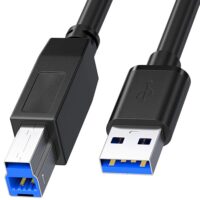 USB 3.0 A Male to B Male Cable for Printers and Drives