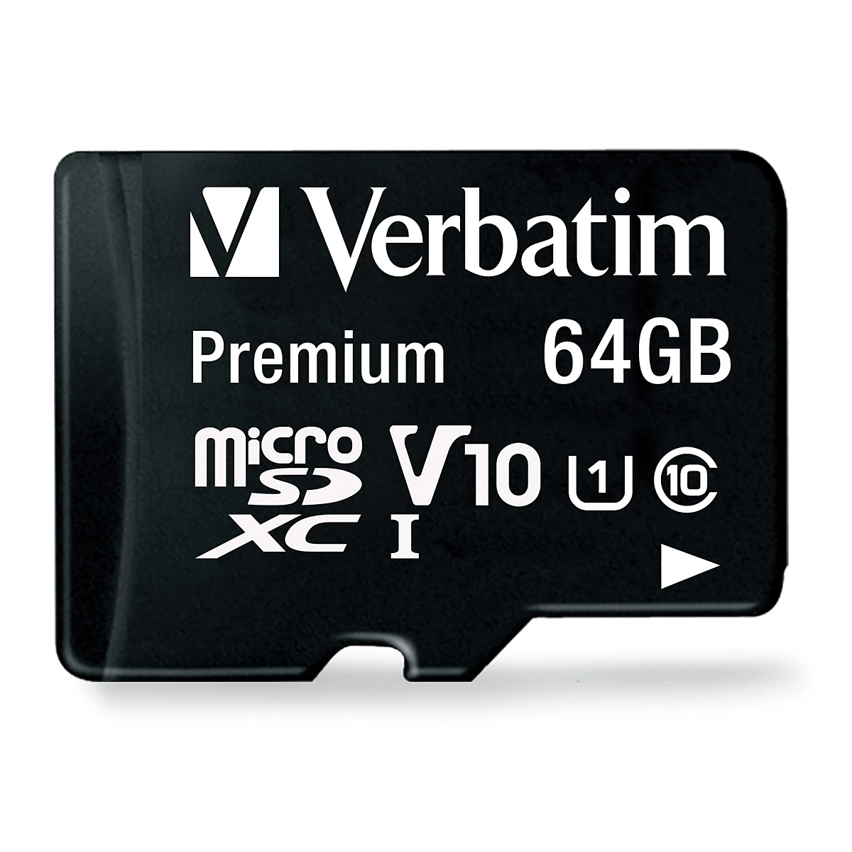 Verbatim 64GB Micro SDXC Class 10 Memory Card with SD Adapter